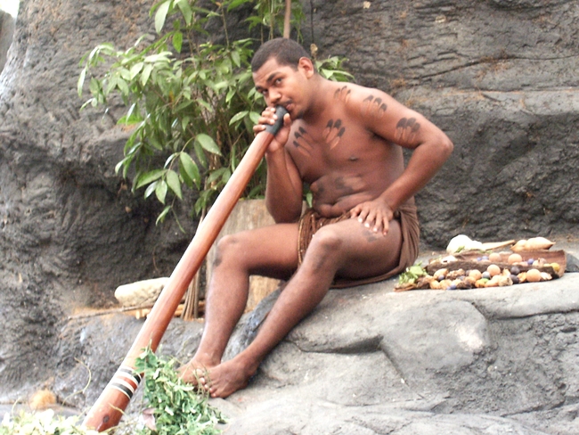 Tjapukai, didgeridoo-speler