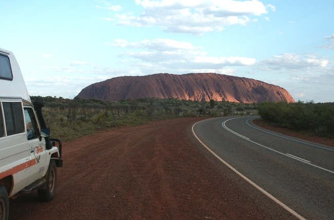 Uluru, het eerste bezoek