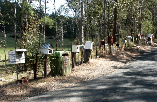 Hunter Valley brievenbussen
