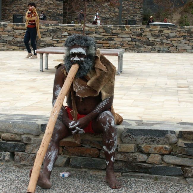 Katoomba didgeridoo speler