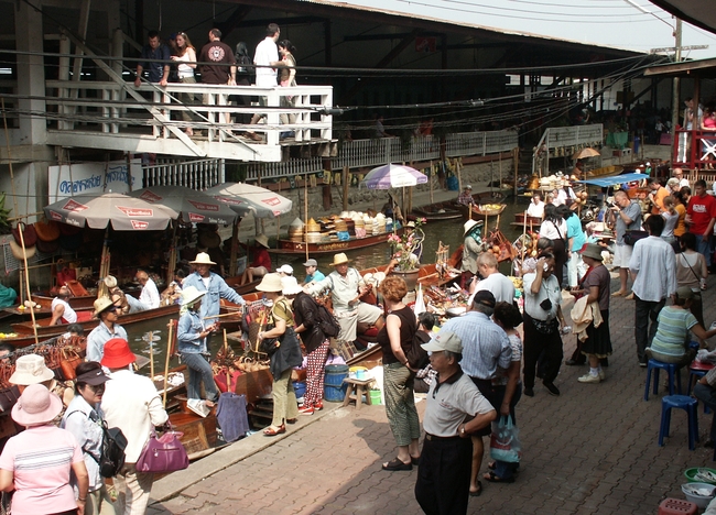 Damnoen Saduak drijvende markt